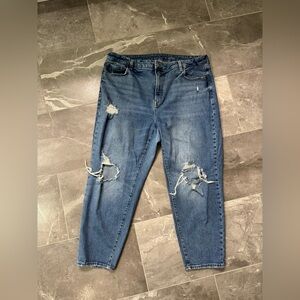 Old Navy Women’s High-Rise OG Straight Blue Jeans